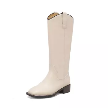 Сапоги женские Yikefei, коричневый