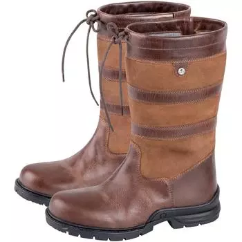 Сапоги женские ELT York кожаные, коричневый