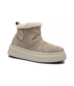 Сапоги зимние Blauer кожаные, бежевый