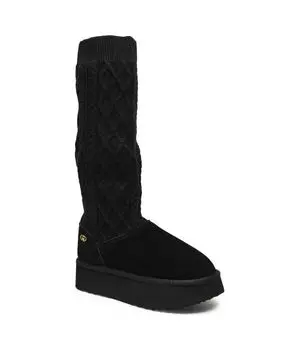 Сапоги зимние Liu Jo Jane 07 кожаные, черный