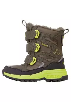 Сапоги зимние Vipos Tex Unisex Kappa, цвет army/lime