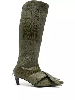 Сапоги Зина 60мм GmbH, зеленый