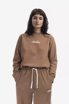 Саппан Толстовка хлопковая толстовка Ellesse, коричневый