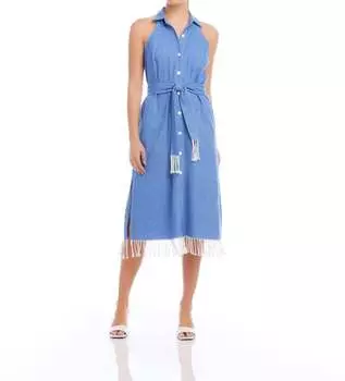 Сара Платье Из Шамбре Fifteen Twenty, цвет chambray