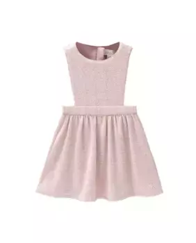 Сарафан для малышки из розовой ткани «елочкой» Dadati, цвет Rosa