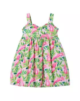 Сарафан с тропической птицей от Janie and Jack, цвет multi