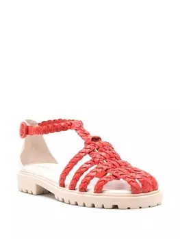 Sarah Chofakian босоножки Flanner, оранжевый