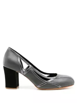 Sarah Chofakian Jubilee 55mm cut-out pumps, серый