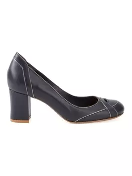 Sarah Chofakian leather pumps, фиолетовый