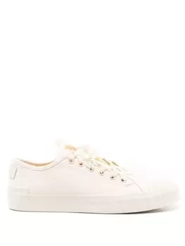 Sarah Chofakian Serena canvas sneakers, нейтральный цвет