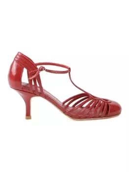 Sarah Chofakian strappy pumps, красный