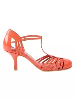 Sarah Chofakian strappy pumps, желтый