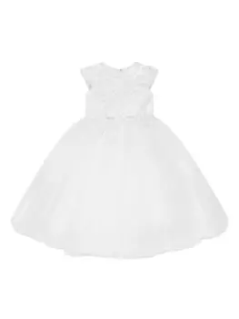 Sarah Louise платье с цветочной вышивкой, белый