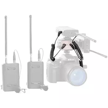 Saramonic SR-CS350 Комплект из 2 спиральных кабелей TRS от 3,5 мм до 3,5 мм TRS