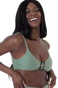 Саравак бикини-топ Debenhams, зеленый