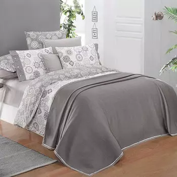 Sarev Eva Bronte Серый Комплект постельного белья и комплект из пике