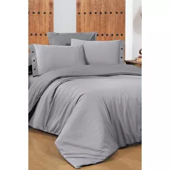 Sarev New Fancy Stripe Серый Комплект постельного белья из 100% хлопка в полоску