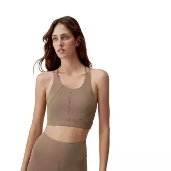 Saril Born Living Yoga Женский спортивный топ, коричневый