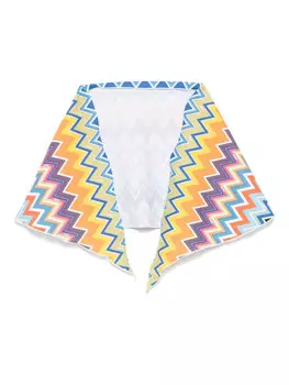 Саронг Missoni Kids с зигзагообразным узором, желтый