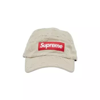 Саржевая кепка Supreme Lasered Тан