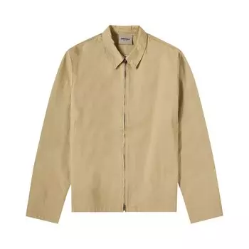 Саржевая куртка Fear of God Essentials цвета хаки