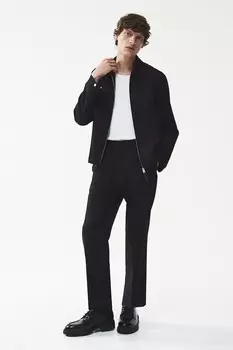 Саржевая куртка H&M, черный