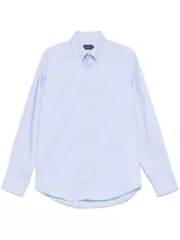 Саржевая рубашка Paul & Shark, синий