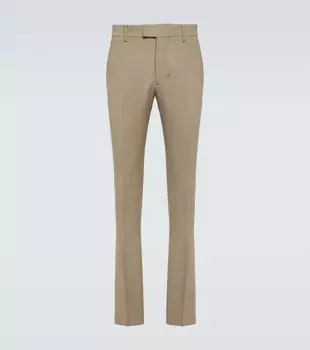 Саржевые брюки чинос Ami Paris, белый