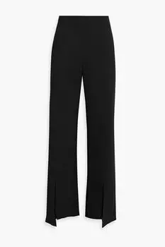 Саржевые брюки с вырезом GANNI, черный