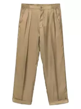 Саржевые брюки TOM FORD, зеленый