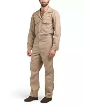 Саржевые комбинезоны Carhartt, цвет Khaki