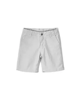 Саржевые шорты для мальчика с карманами Knot, светло-серый