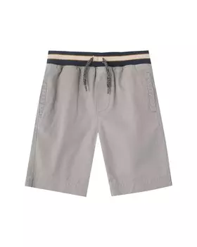 Саржевые шорты из PEEK, серый