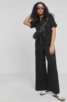 Саржевый комбинезон Simply Be, черный