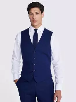 Саржевый жилет Moss, синий