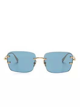 Саша солнцезащитные очки Linda Farrow, золотой