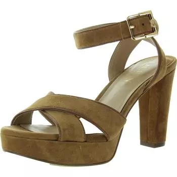 Sasha Женские плетеные босоножки с открытой пяткой из рафии Lauren Ralph Lauren, цвет tan