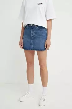 SASHELLY джинсовая юбка Samsoe Samsoe, синий