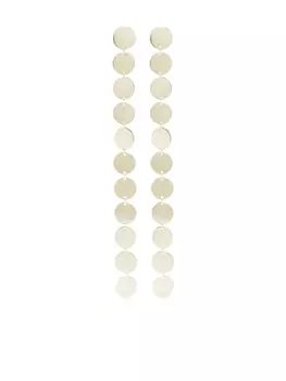 Saskia Diez серьги с пайетками, золотой