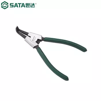 SATA 05545 Щипцы для стопорных колец изогнутые для вала 7"