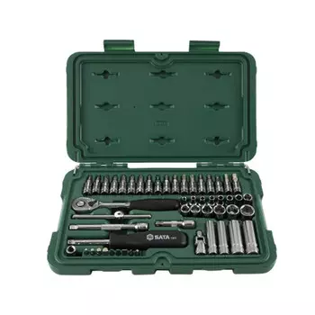 SATA 09002 SATA 6,3 мм серия ремонтный торцевой ключ с храповым механизмом из 52 предметов / набор может быть настроен по индивидуальному заказу-ST