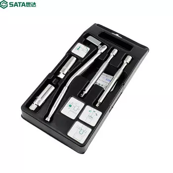 SATA 09003 Набор гильз для свечей зажигания серии 10 мм, 5 шт.