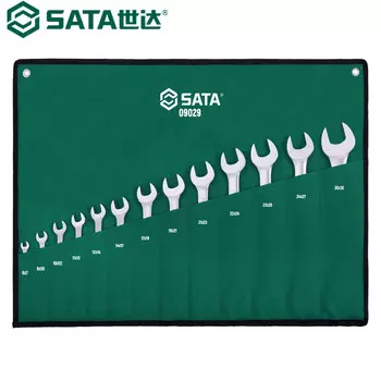 SATA 09029 Набор из 13 полностью полированных двусторонних ключей