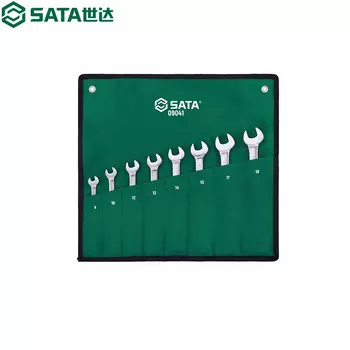 SATA 09041 Набор двусторонних быстросъемных ключей из 8 предметов с храповым механизмом