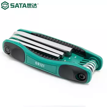 SATA 09121 Набор складных шестигранных ключей из 8 предметов