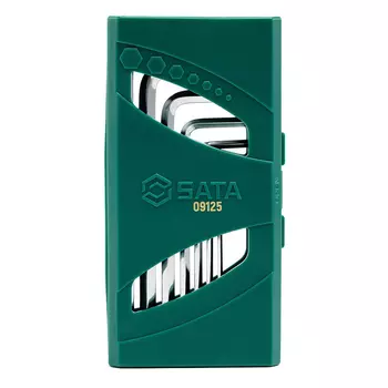 SATA 09125 Шестигранный ключ, 7 предметов, набор внутренних шестигранных ключей 1,5–6 мм