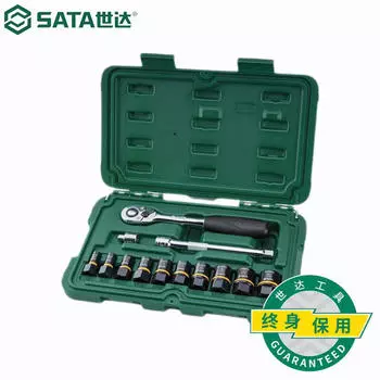 SATA 09137 Набор головок для снятия болтов серии 6,3x10 мм, 13 предметов