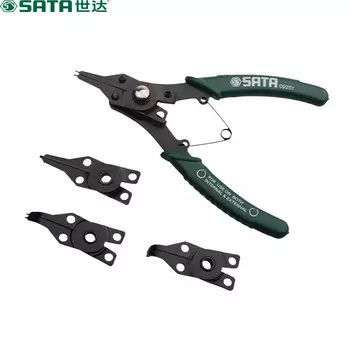 SATA 09251 Набор клещей для стопорных колец, 5 предметов