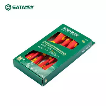 SATA 09301A Набор отверток с изоляцией VDE, 7 предметов