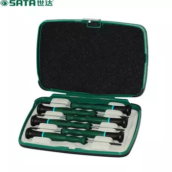 SATA 09313 Набор микроотверток в форме цветка, 6 предметов